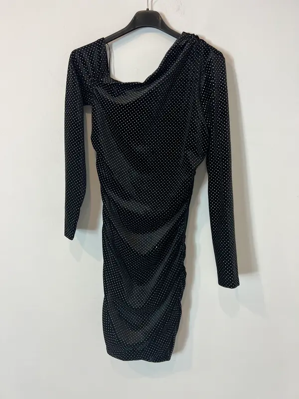 ZARA. Vestido corto tachuelas. T S