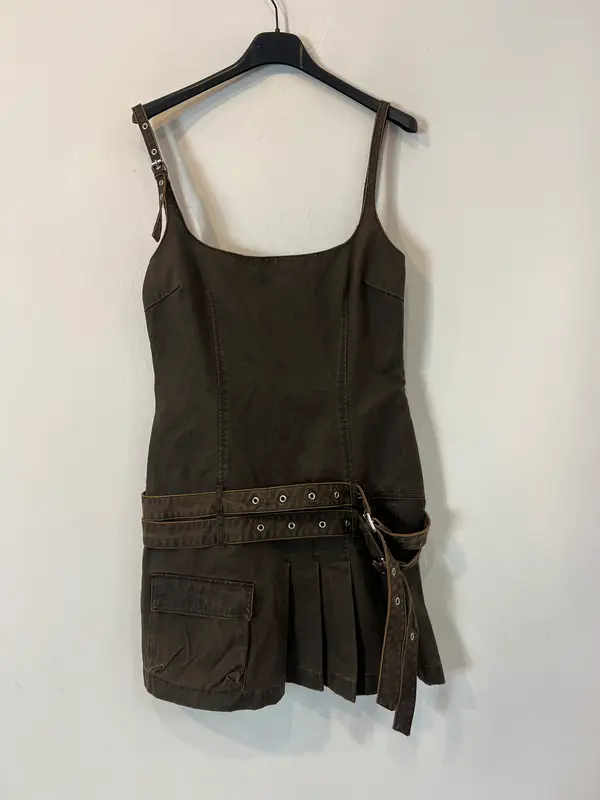 ZARA. Vestido encerado tablas
