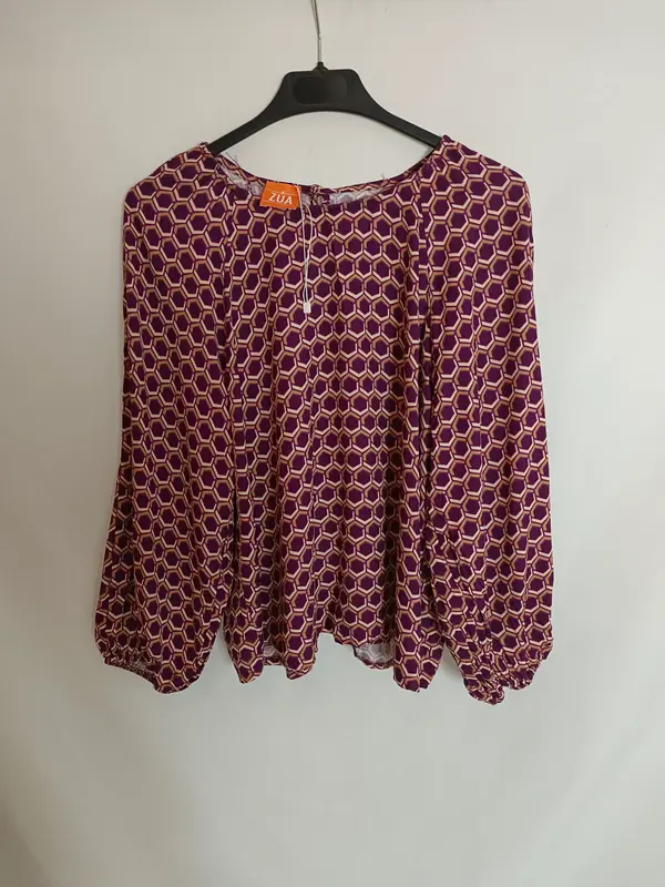 ZUA. Blus burdeos retro Tu(s)